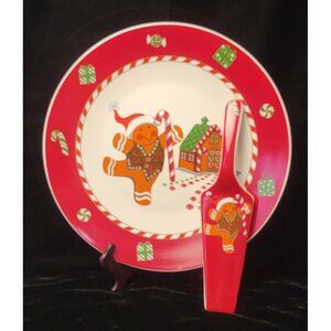 Vintage "Sweet Gingerland" Serving Platter and Server